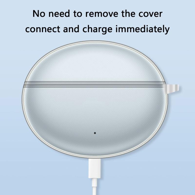 Headphone Skin Soft TPU Housing Case Skin Dustproof Water Resistant Protective Cover Damage Prevention Sleeve for Buds 4