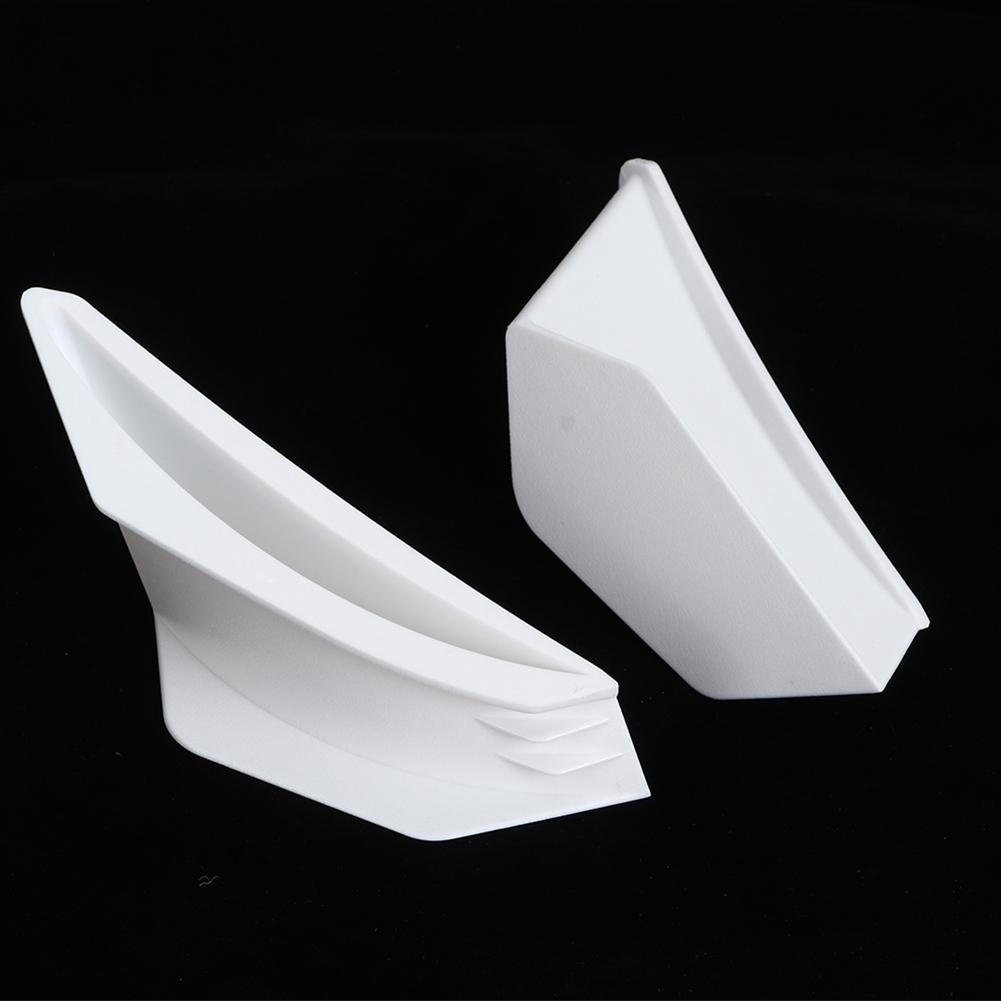 Motorcycle Aerodynamic Winglets Spoiler Wing Universal Modification AccessoryWhite