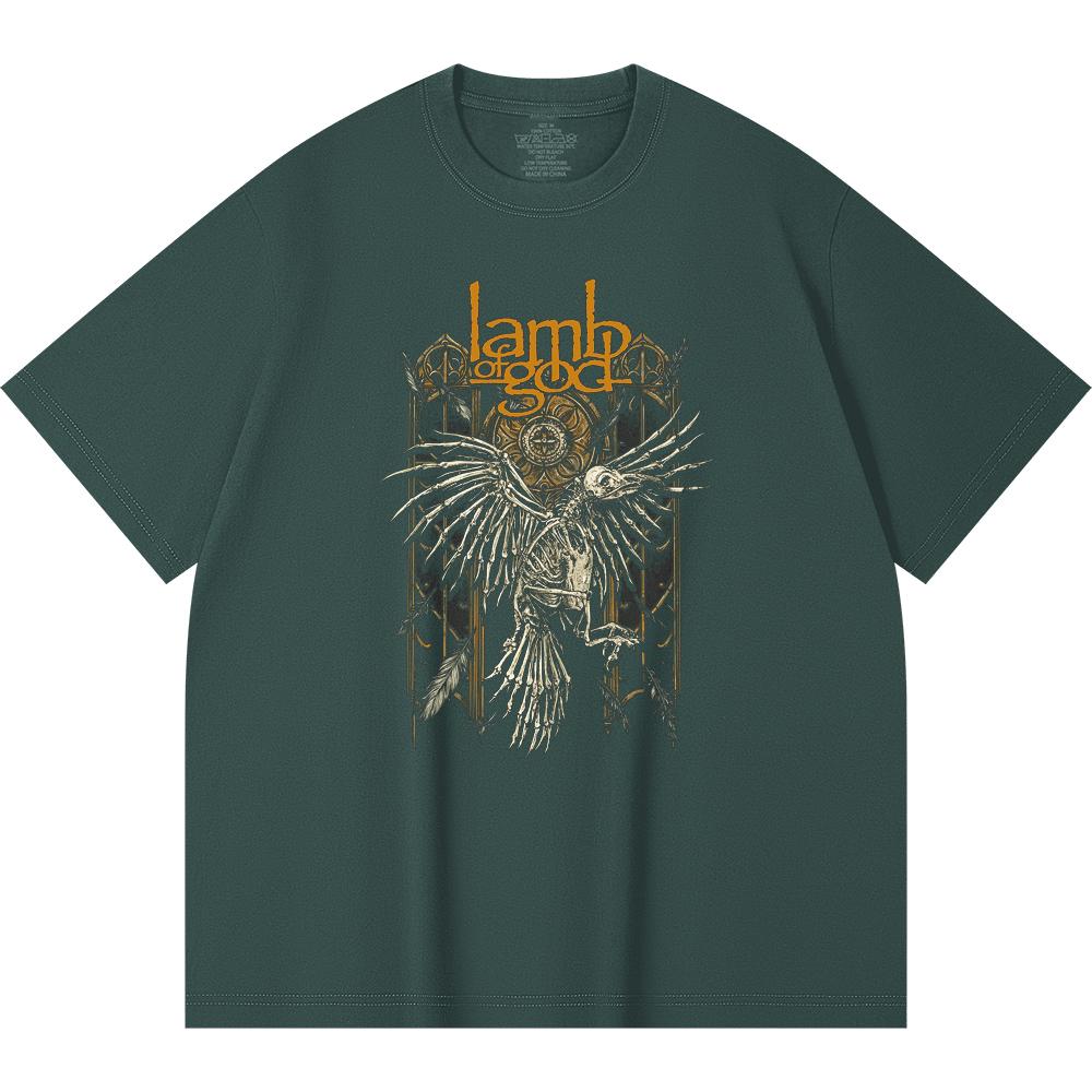 230 g/m² 100% Baumwolle Heavy Metal T-Shirt Rockband Beliebte Musik Druck Unisex Schweres Baumwoll-T-Shirt