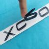 3D Chrom ABS XC40/XC60/XC90 Schriftzug Badges, Geeignet für XC40 XC60 XC90 Kofferraum Logo Aufkleber Autozubehör