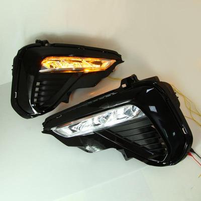 Kia K5 (2020+) Daytime Running Lights: White LED & Yellow Turn Signal