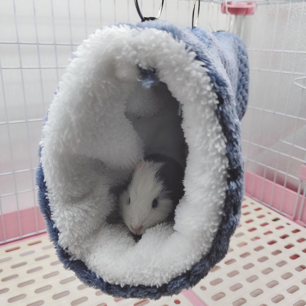 Set of 3 Hamster Nest Winter Bed House Shed Hut Hanging Hammock Cage ...