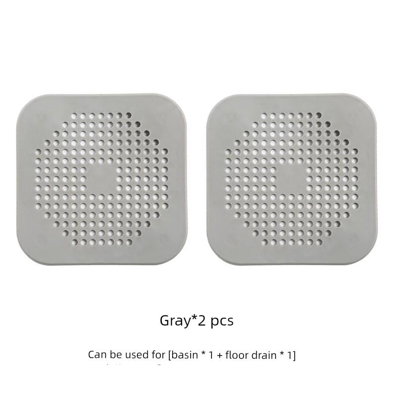 Floor Drain Cover Bathroom Hair Filter Kitchen Sewer Hair Filter Net Leak-Proof Drainage Bathroom Sink Handy Gadget