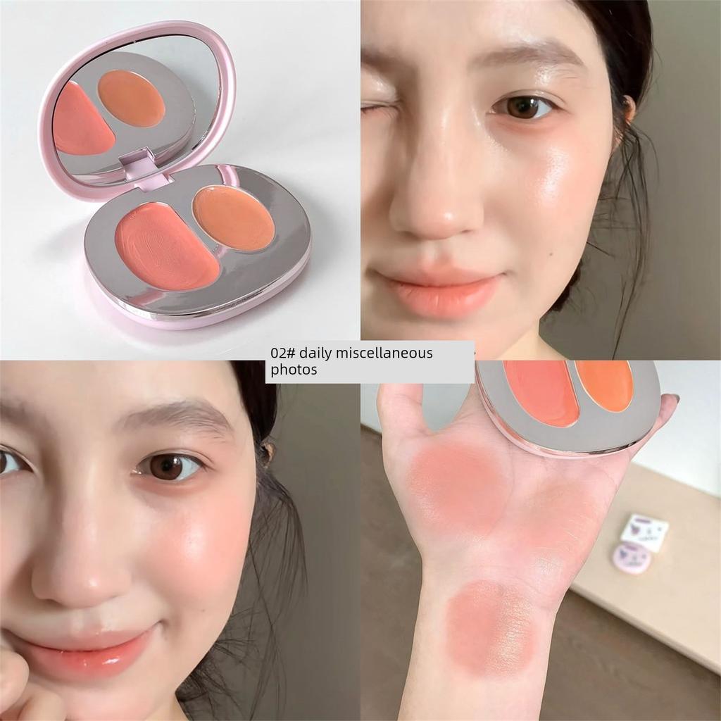 Zhao Lusi's Same Style Genuine Blush, Matte and Delicate, Natural and Youthful, High-Gloss, Dewy Finish, Long-Lasting and Not Easy To Smudge