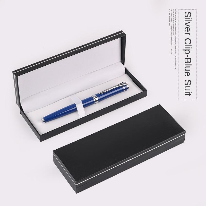 Svart Presentask Metallpenna Gelpenna Kulspetspenna Signaturpenna Presentask Herrars Affärsgåva