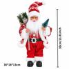 Santa Claus Chef Doll Ornament - Christmas Figure for Home or Window, Festive New Year Decoration