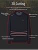New Fashion Fleece-Lined Men's Sweatshirt: Winter-Ready, Skin-Friendly, Comfortable Long-Sleeved T-Shirt