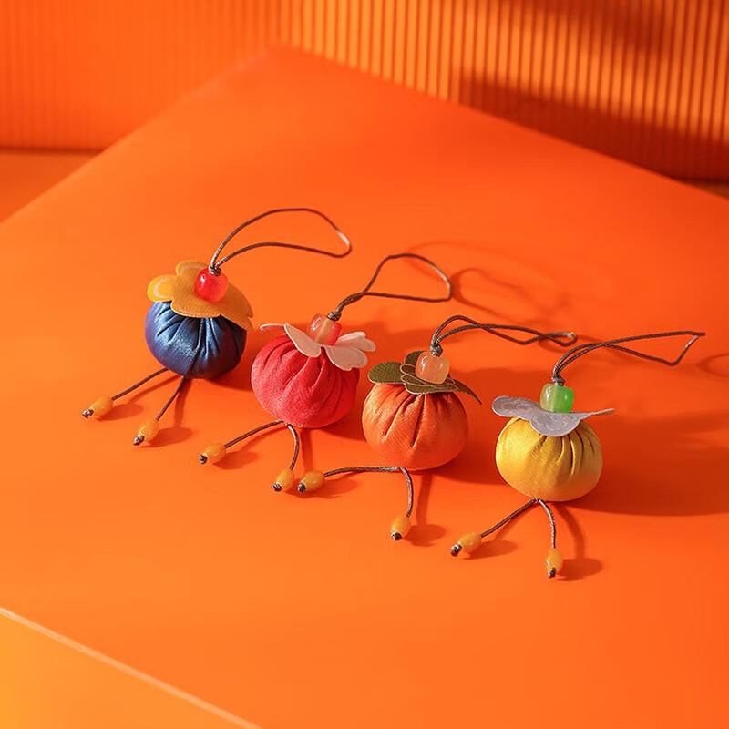Mid-Autumn Festival Lucky Persimmon Sachet Hanging Ornament (10-Pack)