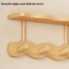 Durable Wall Mounted Storage Rack Multi-functional Simple Storage Hanger Clothes Hat Hangers Home Accessories