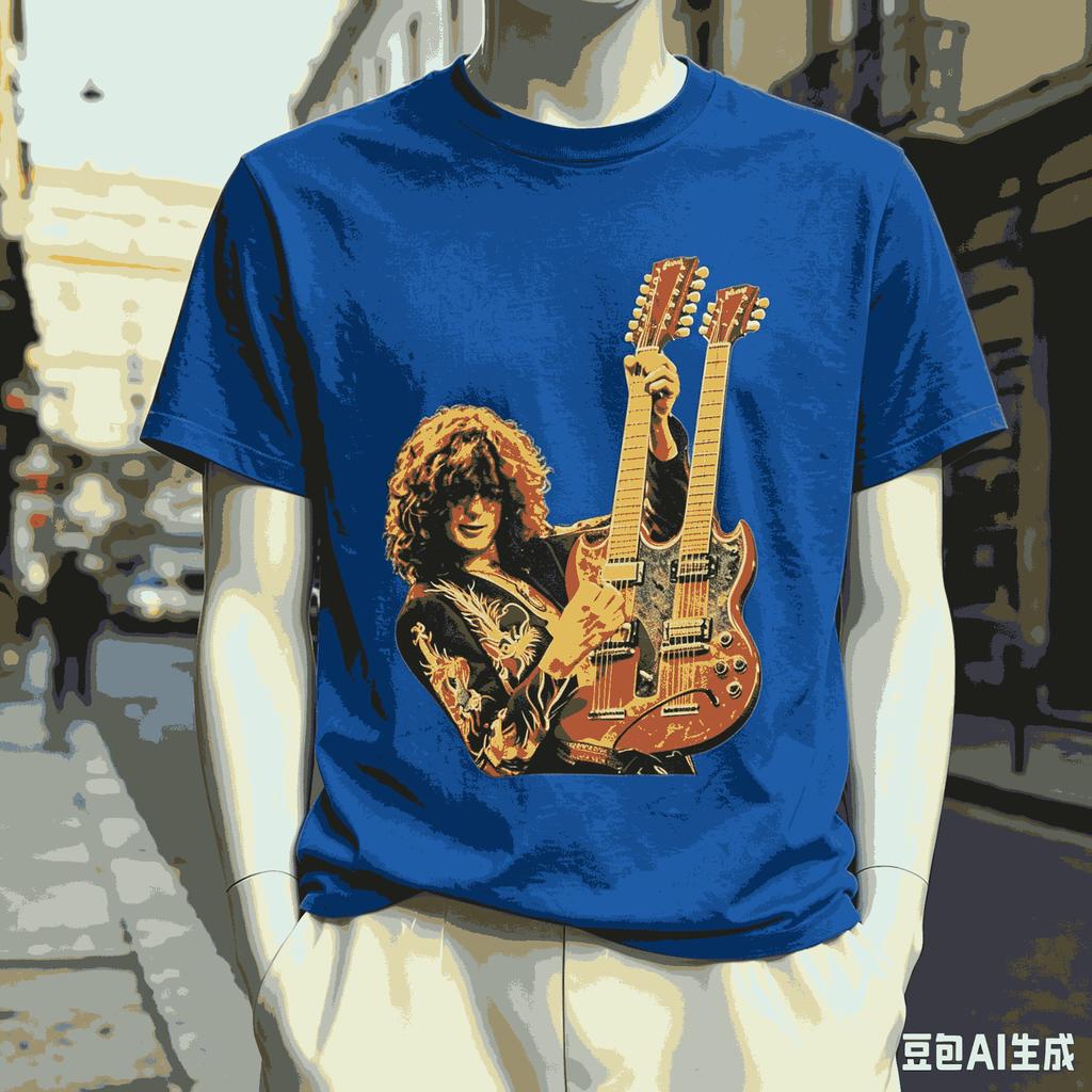 Led Zeppelin For Fan Gift Tshirt Unisex Unisex Harajuku Oversized Unisex Short Sleeve Streetwear High Quality Couples Comfortable