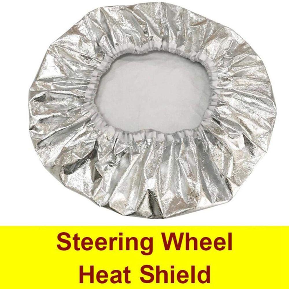 Side Window Shade Sunscreen Sheath Steering Wheel Cover Steering Wheel Sun Block Insulation Sleeve