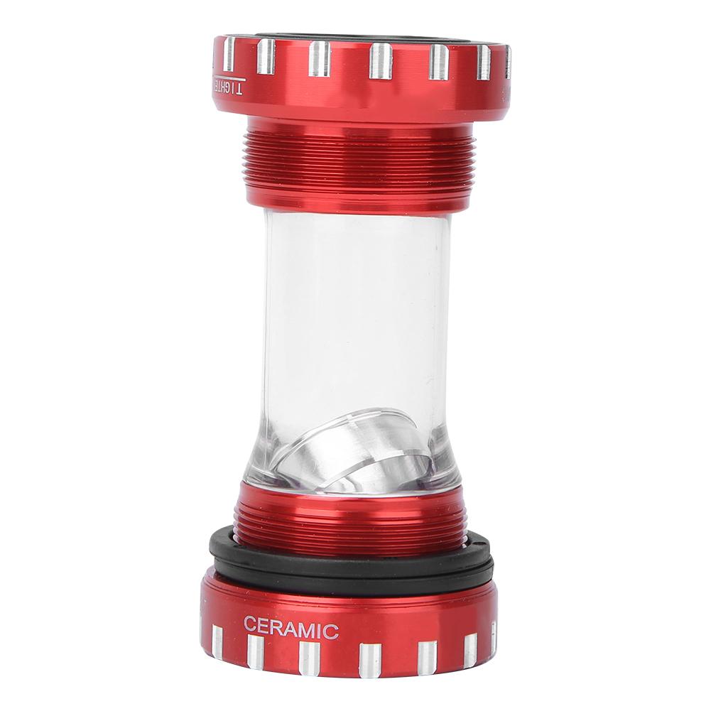 Alloy Bike BB109 Ceramics Integrated Screw In Bearings Thread Bottom Bracket Accessory(Black )