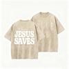 2026 Vintage Acid Wash Black Text Graphic T Shirt Minimal Cross Letter Print Oversized Unisex Casual Short Sleeve Tee