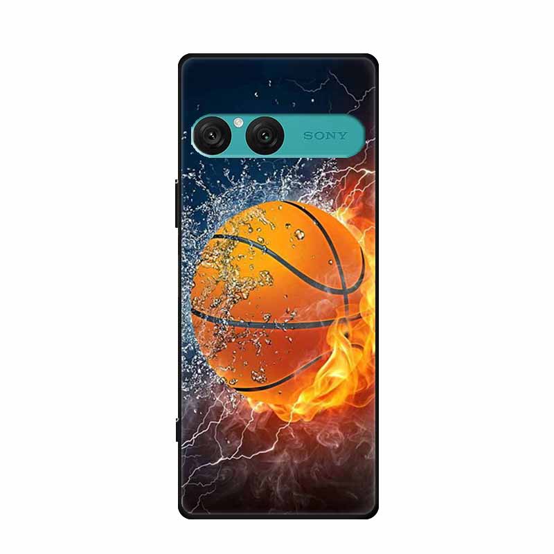 For Sony Xperia 10 VII Case Soft Silicone TPU Back Cover Protective Coque for Xperia10 VII 5G XQ-FE54 XQZ-CBFE Black Phone Cases