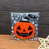 Halloween Cookie Packaging Bags 10CM*10CM Baking DIY Transparent Candy Gift Bag For Happy Halloween Theme Party Favors