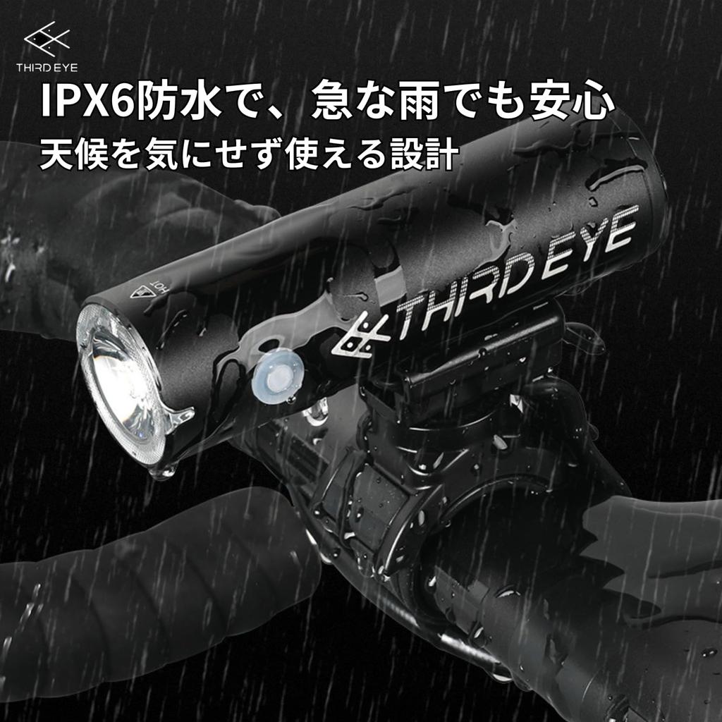 Gaciron THIRD EYE EE-1000 Bicycle Front Light 1000 Lumens USB