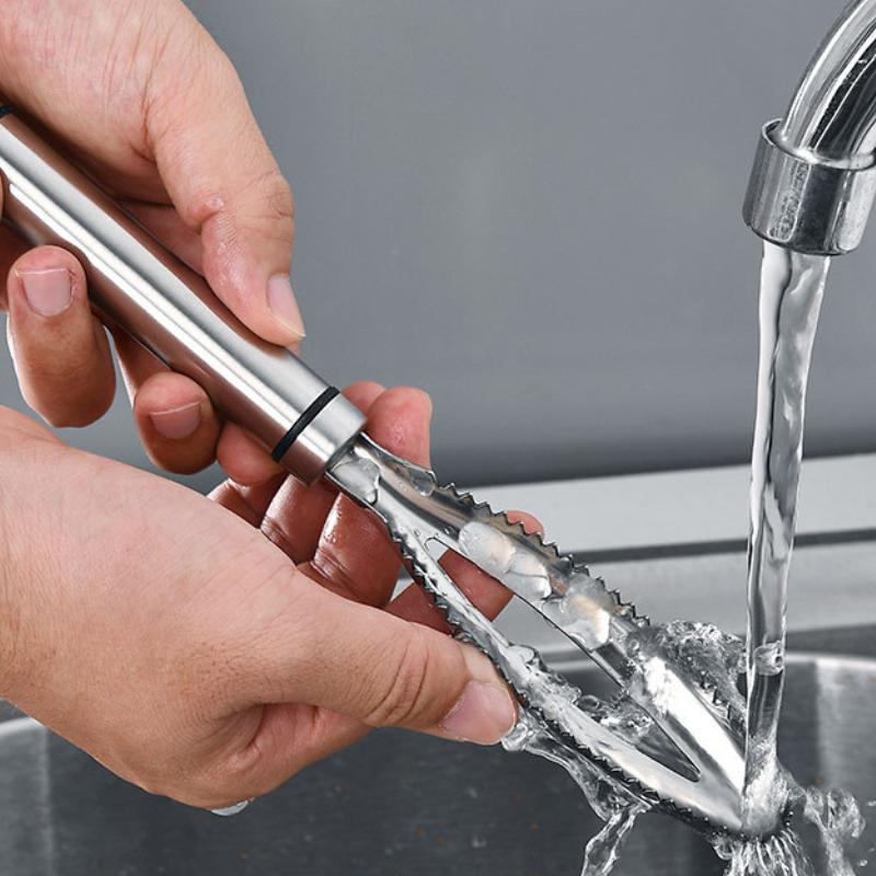 Škrabka na rybí šupiny Odstraňovač šupin 304 Nerezová ocel Odstraňovač rybích šupin Nástroj na zabíjení ryb Velkoobchod Skladem