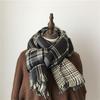 New Maillard Premium Plaid Scarf Women's Winter Korean Shawl Dual-purpose Spring and Autumn Thickened Warm Tide