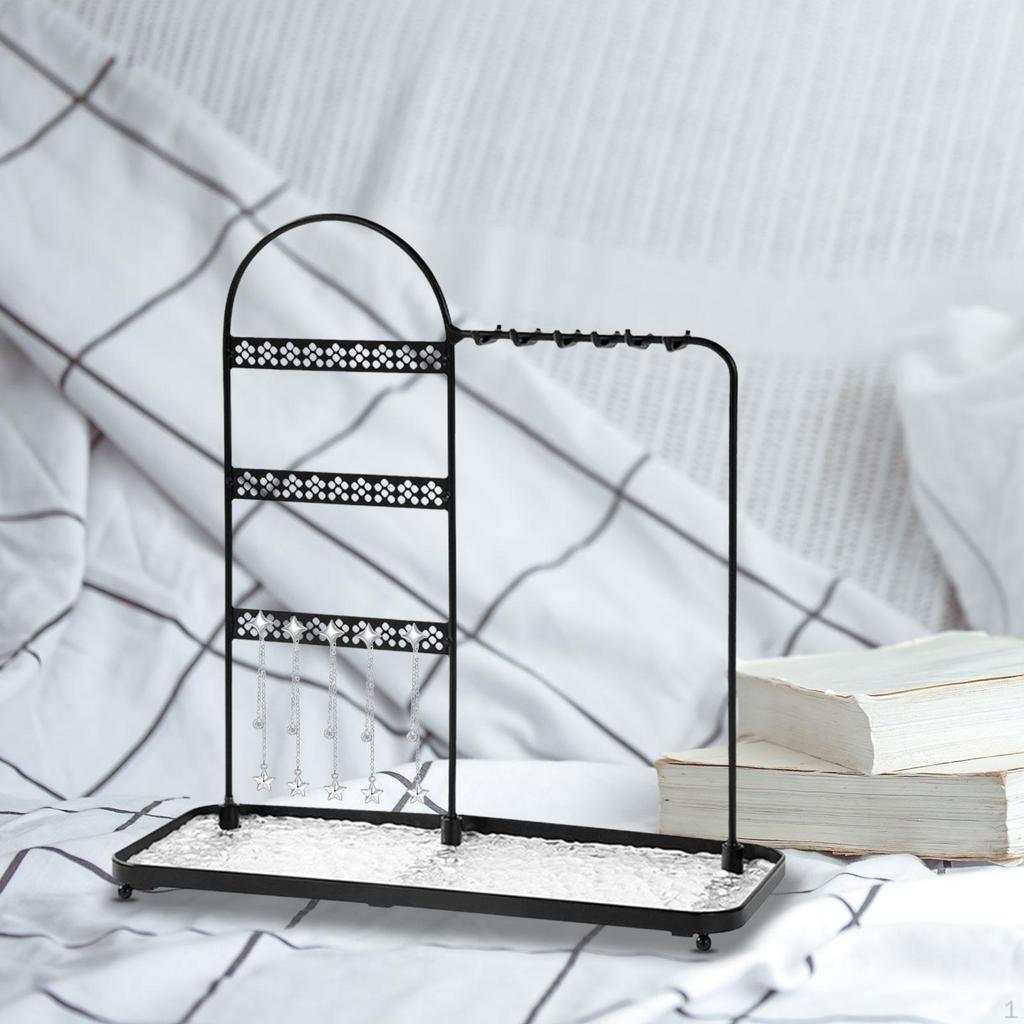 Schmuckhalter, Organizer, Ständer für Damen und Mädchen, Ringe, Ohrringe, Armbänder, Halsketten, Schminktisch