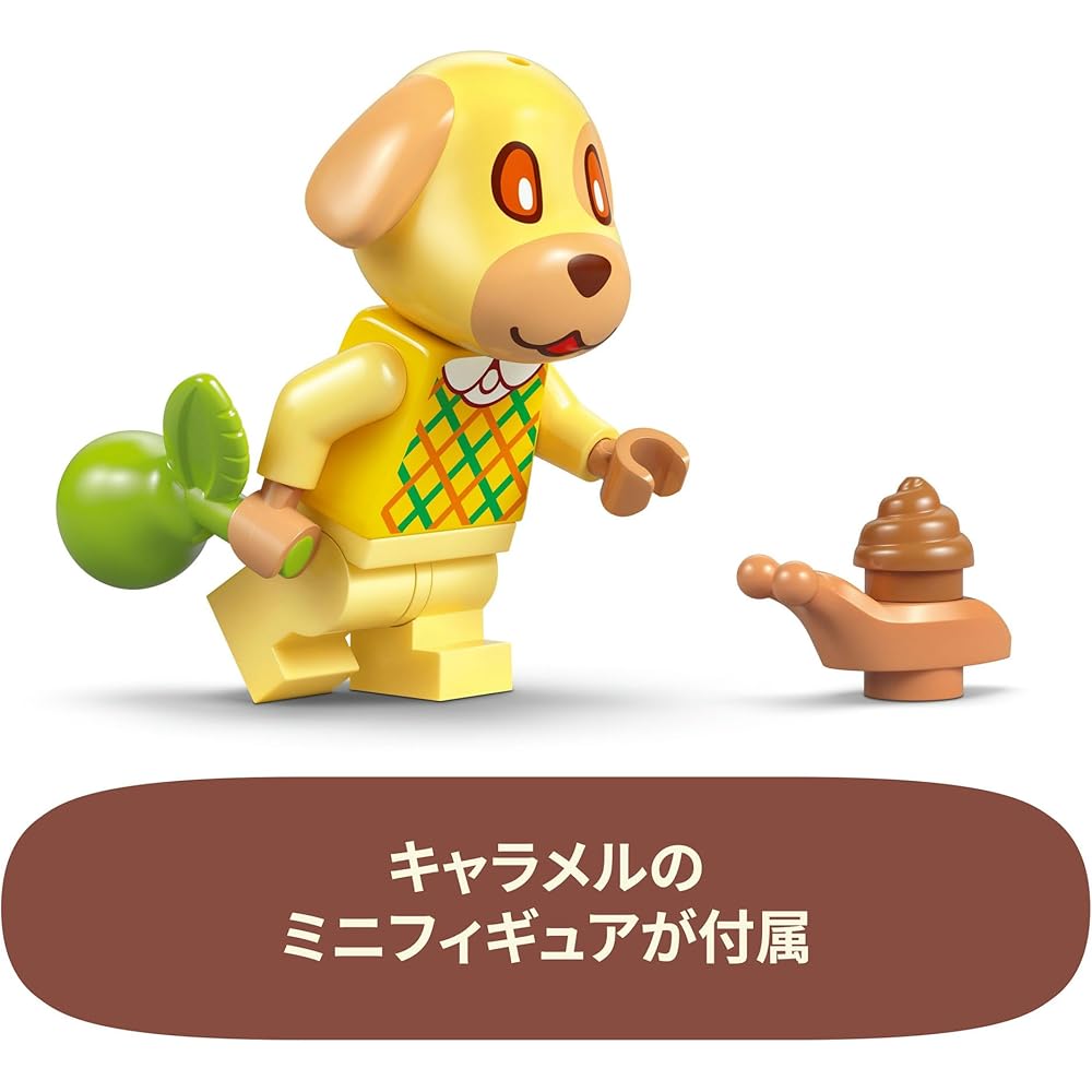 LEGO Animal Crossing Caramel Small House Building Toy for Kids Ages 6-9 with Figures and Blocks 77058