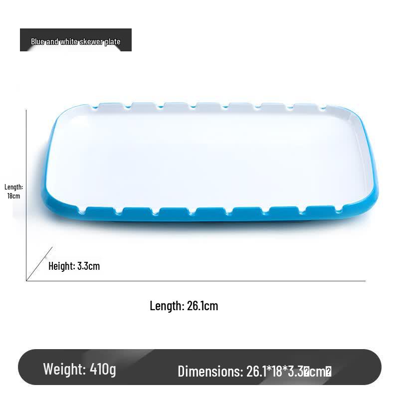 KANGMO Melamine Four-Compartment Sauce Dish