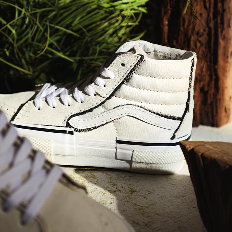 Vans Sk8-Hi Reconstruct - Marshmallow Unisex Sneakers White VN0005UKQJM