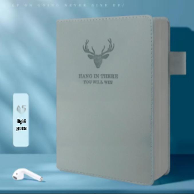 A5 Verdicktes Business-Notizbuch mit Ledereinband - Elegantes Retro-Büro-Schreibwaren für Buchhaltung und literarische Nutzung