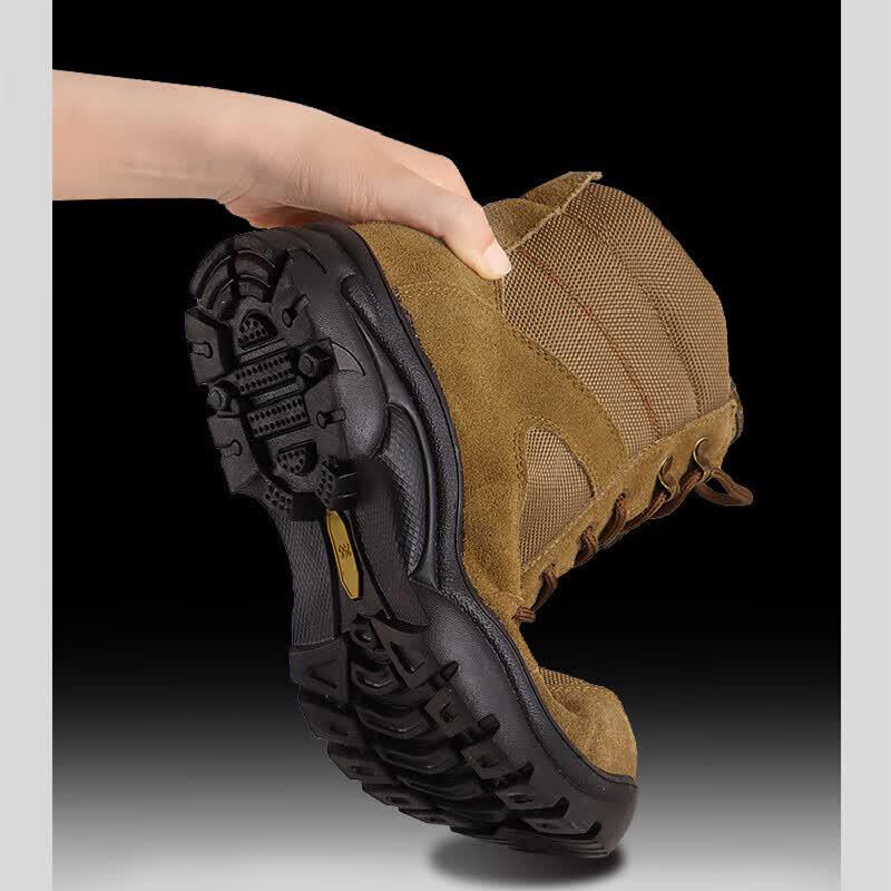 Cowhide Wool-Lined Winter Anti-Slip Snow Boots