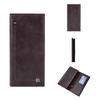 Baellerry Men's Retro Long Wallet with Multi-Card Slots and Money Clip