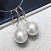 Shell Beads Drop Earrings Ball Shape Ear Hook Exquisite Long Earrings  Female