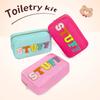 Makeup Bags Women Travel Cosmetic Bag Stuff Letter Toiletry Bag Organizer Waterproof Fashion Female Storage Make Up Cases Pouch