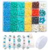 Diy Children'S Bracelet Necklace Clay Bead Pottery Sheet Alphabet Bead Spacer Accessory Set