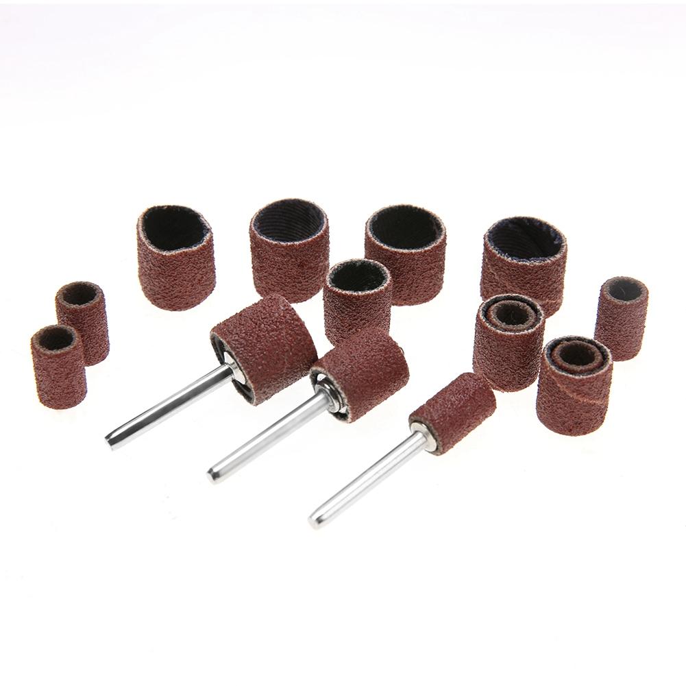 102Pcs Polishing Grinding Sanding Drum Kit Tool with Connecting Rods for Rotary Machine