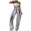 Fashion Women's Tube Top Mesh Pants Printed High Waist Split Sexy Swimsuit Bikini
