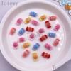 30pcs Mixed Resin Colorful Mini True Colored Candy Nail Art Flat Back Stone Applique DIY Christmas Charms Scrapbook Decor Crafts
