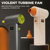 880000RPM Powerful Dust Blower 5-Gear Speed Adjustable Digital Display Turbo Jet Fan High Speed Brushless Vacuum Cleaner Blower