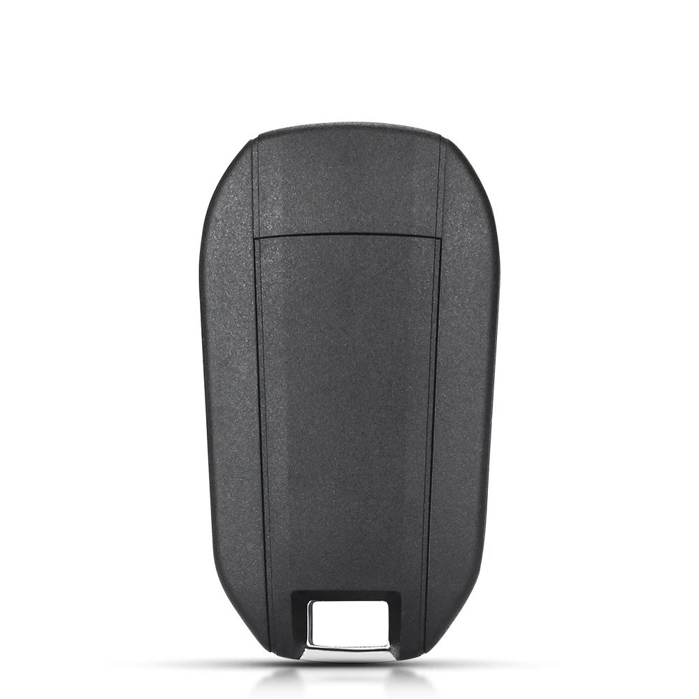 Guscio Chiave Auto per Peugeot 208 2008 301 308 508 5008 Rcz Per Citroen C-Elysee C4-Cactus Guscio Chiave con Telecomando Centrale per Fari
