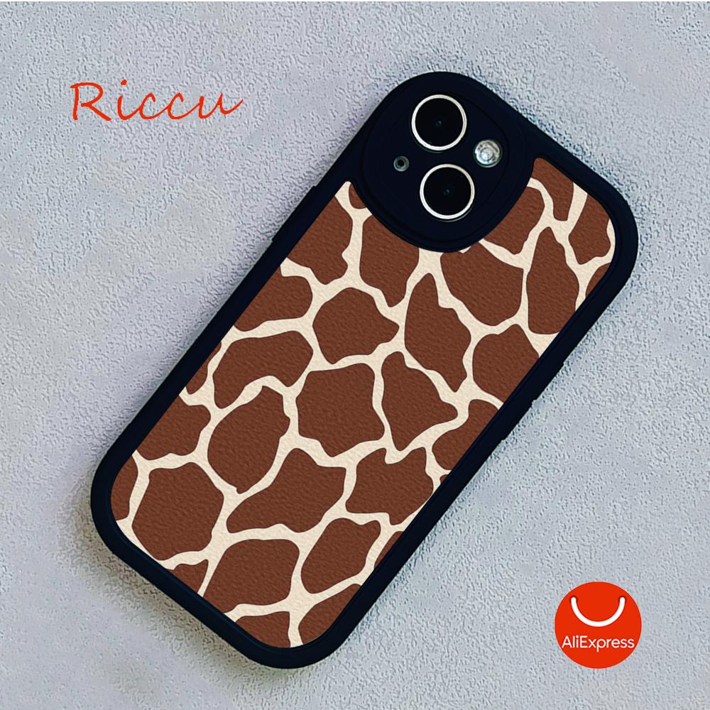 Watercolor Giraffe Painting Style Phone Case for Iphone 14 13 11 12 Pro MAX 13 MiNi 7 8 Plus X XS XR Lambskin Protective Covers