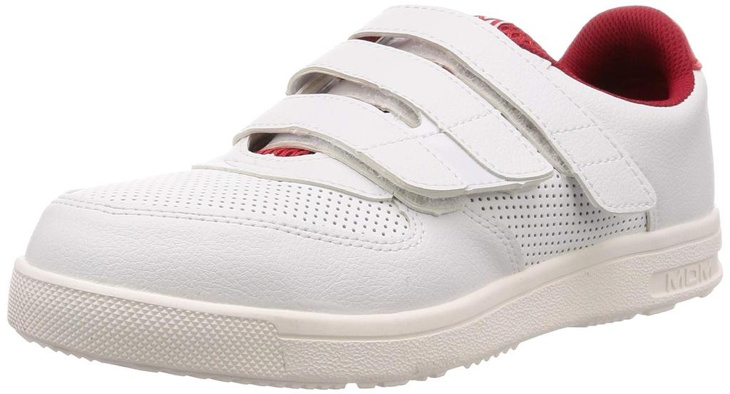 Marugo Safety Work and Sneakers with Wide Steel Toe Flexible Heel Shock Velcro Size Cm Shoes, Shoes, Caps, Absorption, Type, MDM-010, Unisex, Adult,