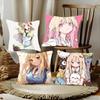 Shiina Mashiro Anime The Pet Girl Of Sakurasou Pillow Case Fashion Square Pillowcase Bedroom Sofa Room Ins Decoration Leisure
