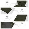 Men S Casual Half Zip Hooded Fleece Sweatshirt Autumn Winter