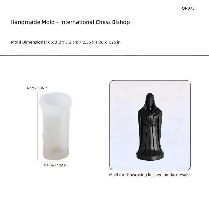 Hitzebeständige 3D-Schachfigurenformen, sicher für Kinder zur Verwendung in Schulprojekten und für gemeinsame Familienzeit