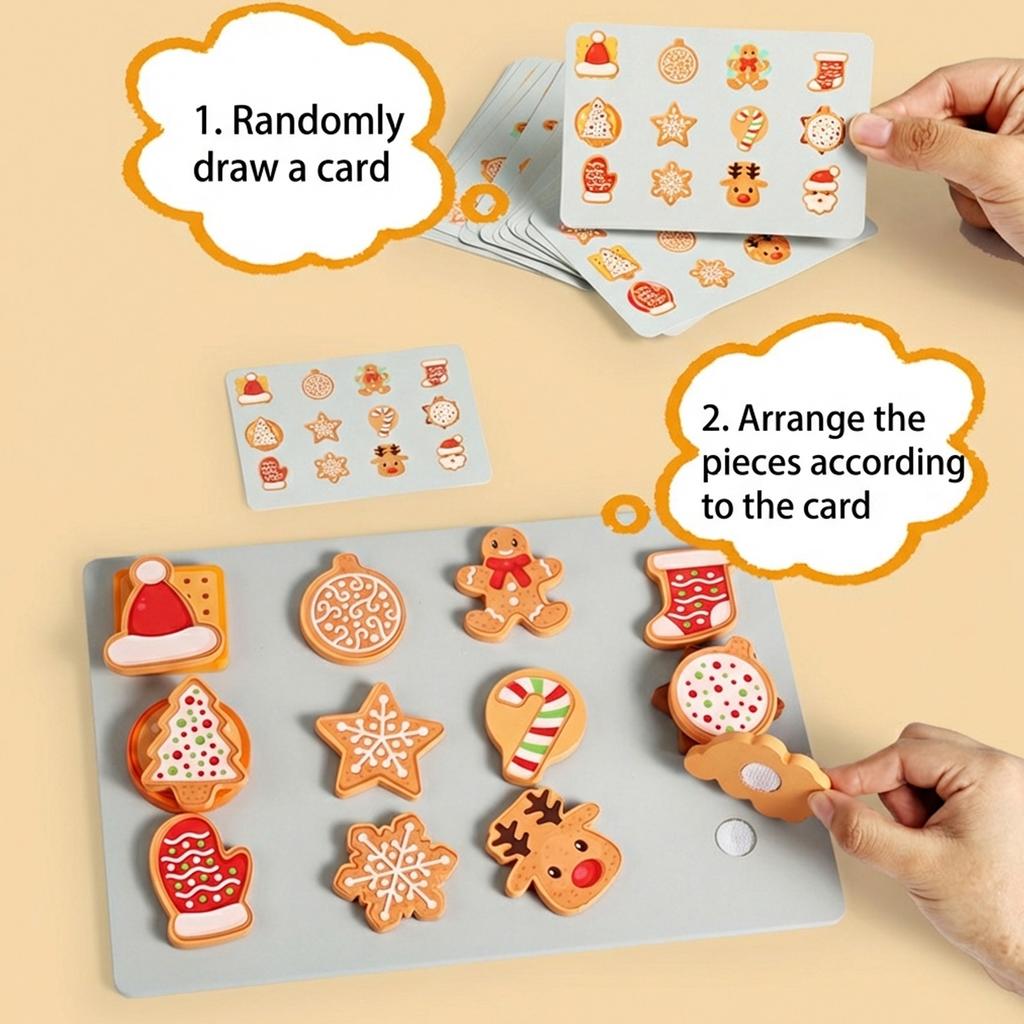 Kids Educational Pretend Play Baking Toy Set With Simulation Cookie Shapes For Home And School Activities