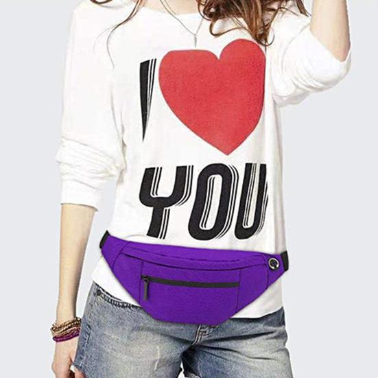 Reflexní ledvinka s otvorem pro sluchátka Zapínání na zip Kapsy Design Víceúčelový styl Pásková taška Běžecké příslušenství