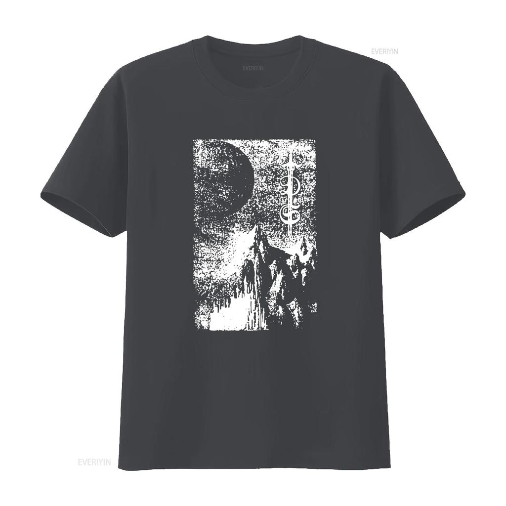 Depressive Silence Black Metal Dungeon Synth T Shirt for  vintage Washed Casual Stylish graphic designer clothes homme fashion