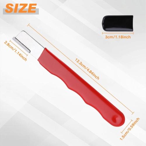 GOLD DEER 2-Piece Garden Tool Blade Sharpener, Garden Shears Sharpener, Scissors Sharpener, Garden Tool Sharpener, Pruning Shears Sharpener, Blade Sha