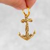 Stainless Steel Pirate Hook Fashion Viking Weapon Earrings Nordic Men Teen Odin Jewelry Stud Earrings Personality Christmas Gift