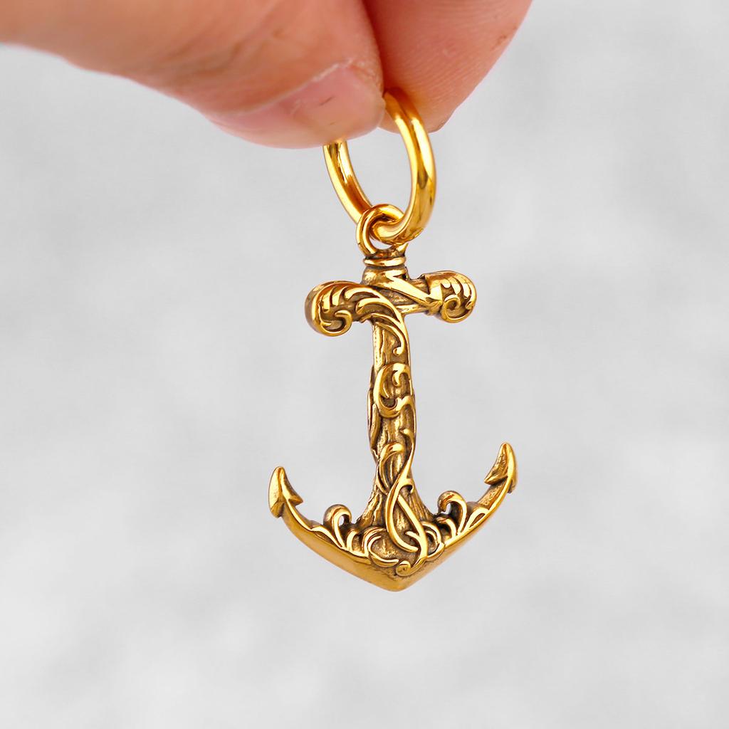 Stainless Steel Pirate Hook Fashion Viking Weapon Earrings Nordic Men Teen Odin Jewelry Stud Earrings Personality Christmas Gift