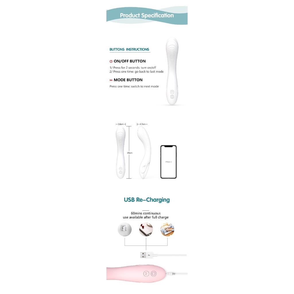 DRYWELL Dildo Vibrator Sex Toys For Woman Silicone AV Stick Vibrators For Women Clitoris Stimulator G-spot Female