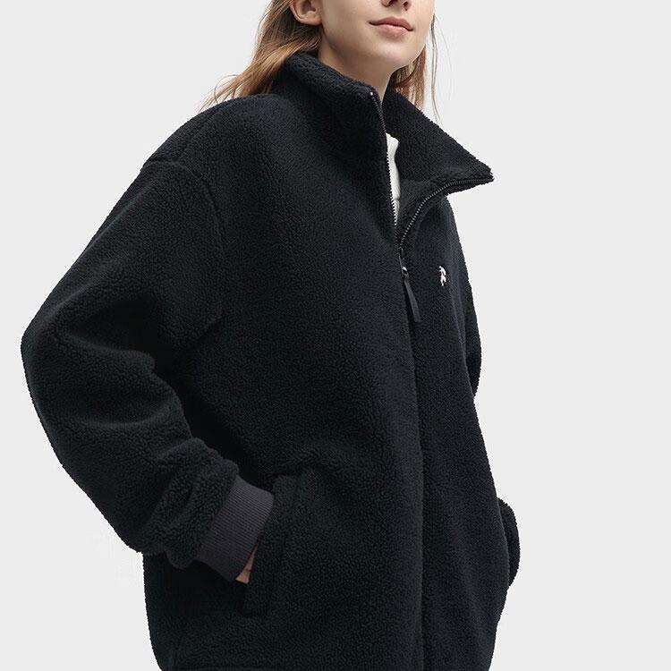 New FILA Velvet Jackets Unisex Black F11U349501FBK